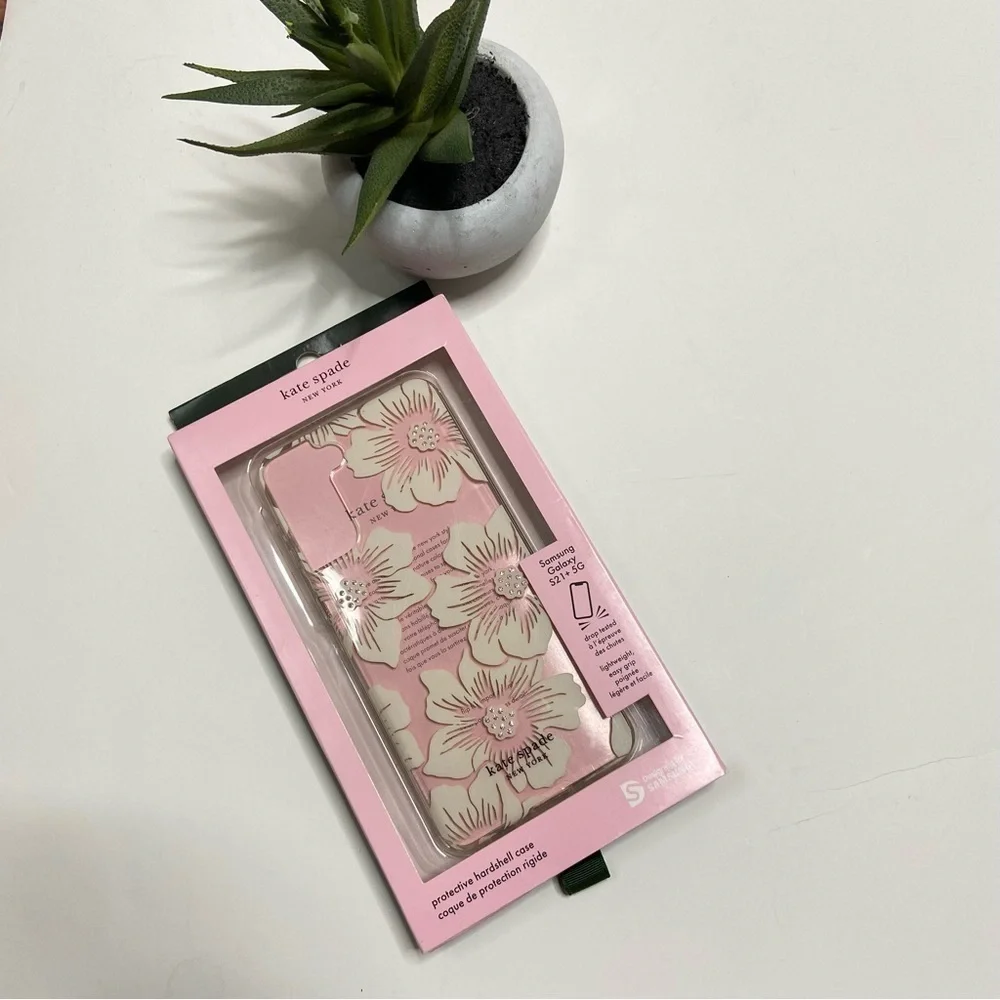 KATE Spade New York protective phone case for Samsung Galaxy S21 + 5G hollyhock